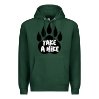 Sports Green take a hike Premium Hoodie - Unal Design