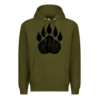 Army Green take a hike Premium Hoodie - Unal Design