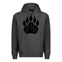 Charcoal Heather take a hike Premium Hoodie - Unal Design