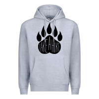 Heather Grey take a hike Premium Hoodie - Unal Design