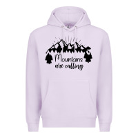Lilac Mountains Premium Hoodie - Unal Design