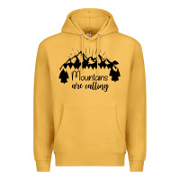 Mustard Mountains Premium Hoodie - Unal Design