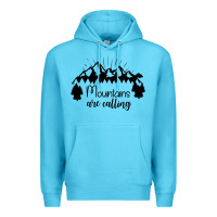 Ocean Blue Mountains Premium Hoodie - Unal Design