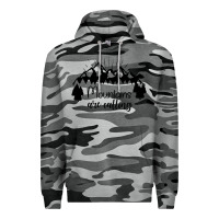 Slate Camo Mountains Premium Hoodie - Unal Design