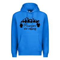 True Royal Mountains Premium Hoodie - Unal Design