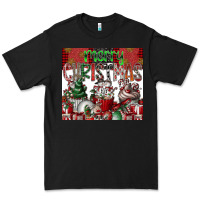 Black merry Christmas Premium Tee - CowhideDigitalArt