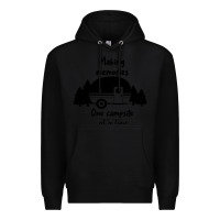 Black making memories Premium Hoodie - Unal Design
