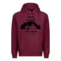 Burgundy making memories Premium Hoodie - Unal Design