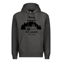 Charcoal Heather making memories Premium Hoodie - Unal Design