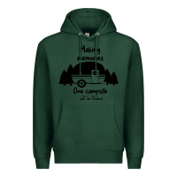 Sports Green making memories Premium Hoodie - Unal Design