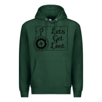 Sports Green lets get lost Premium Hoodie - Unal Design