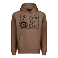 Chestnut lets get lost Premium Hoodie - Unal Design