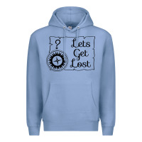 Colony Blue lets get lost Premium Hoodie - Unal Design