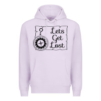 Lilac lets get lost Premium Hoodie - Unal Design
