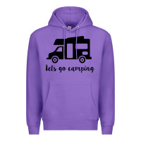 Purple lets go camping Premium Hoodie - Unal Design