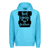 Ocean Blue pack lighter go further Premium Hoodie - Unal Design