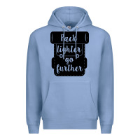 Colony Blue pack lighter go further Premium Hoodie - Unal Design