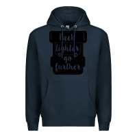 Navy pack lighter go further Premium Hoodie - Unal Design
