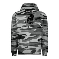 Slate Camo stay wild Premium Hoodie - Unal Design