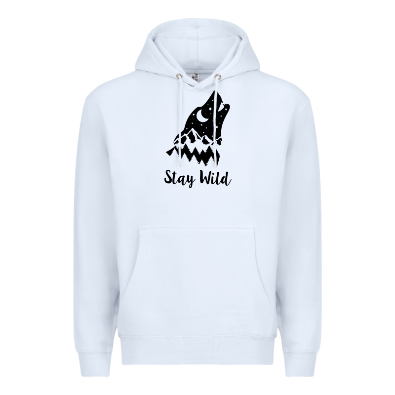 Stay Wild Premium Hoodie by Unal Design | Teevron