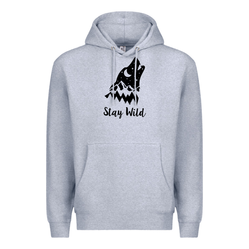 Stay Wild Premium Hoodie by Unal Design | Teevron
