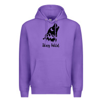 Purple stay wild Premium Hoodie - Unal Design