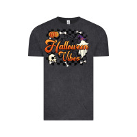 Vintage Black halloween vibes Vintage Tee - Artiststas