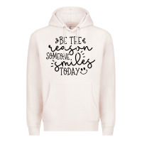 Pale Pink smile Premium Hoodie - Unal Design
