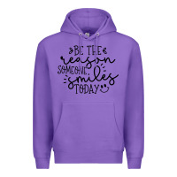 Purple smile Premium Hoodie - Unal Design