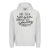 Dove Grey smile Premium Hoodie - Unal Design