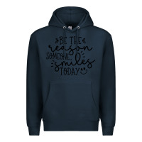 Navy smile Premium Hoodie - Unal Design