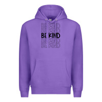 Purple be kind Premium Hoodie - Unal Design