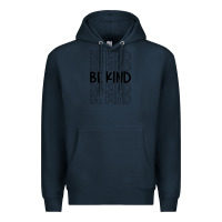 Navy be kind Premium Hoodie - Unal Design