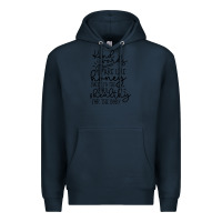 Navy kind Premium Hoodie - Unal Design