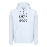 White kind Premium Hoodie - Unal Design
