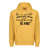 Mustard be kind Premium Hoodie - Unal Design