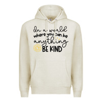 Oatmeal Heather be kind Premium Hoodie - Unal Design