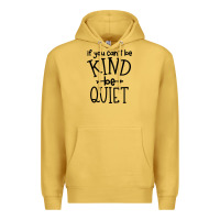 Antique Gold kind be quiet Premium Hoodie - Unal Design