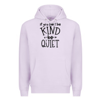 Lilac kind be quiet Premium Hoodie - Unal Design