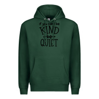 Sports Green kind be quiet Premium Hoodie - Unal Design