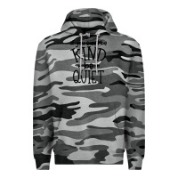 Slate Camo kind be quiet Premium Hoodie - Unal Design