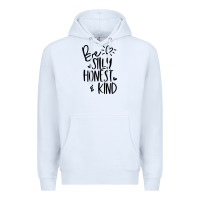 White kind Premium Hoodie - Unal Design