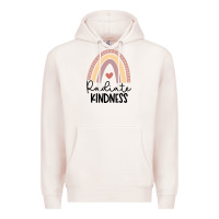 Pale Pink kindness Premium Hoodie - Unal Design