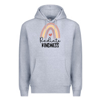Heather Grey kindness Premium Hoodie - Unal Design