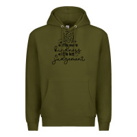 Army Green kindness Premium Hoodie - Unal Design