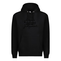 Black kindness Premium Hoodie - Unal Design