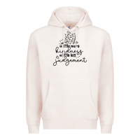 Pale Pink kindness Premium Hoodie - Unal Design