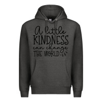 Charcoal Heather the world Premium Hoodie - Unal Design
