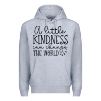 Heather Grey the world Premium Hoodie - Unal Design