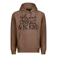 Chestnut be kind Premium Hoodie - Unal Design